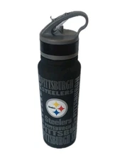 Pittsburgh Steelers large stainless steel insulated water bottle 25 ounces