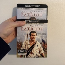 The Patriot 4k UHD RARE OOP Slipcover, No Digital