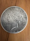 1926 $1 Peace Dollar This Is Very Nice, Little Sigh Of Any Wear.              56
