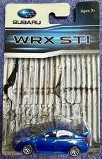 1/64 2015 Subaru WRX STi Diecast Car AeroPro 336252 World Rally Blue
