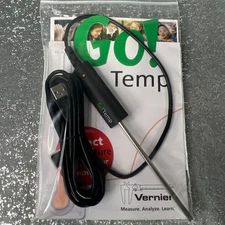 Vernier Go! Temp USB Temperature Probe Sensor Educational School Classroom Lab