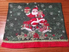 Kay Dee Designs Kitchen Dish Towel Christmas Santa 26x16