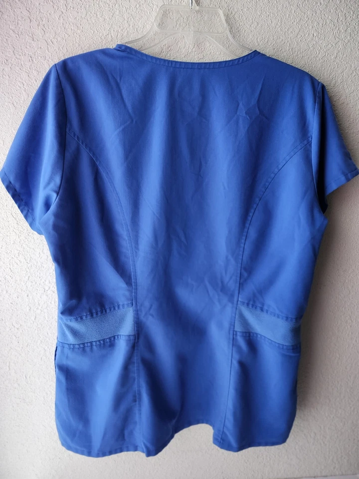 Camisa Médica Jockey Azul Para Mujer Talla Grande Foto 2 de 4
