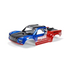 ARRMA MOJAVE 4S Painted Decalled Trimmed Body Blue/Red ARA406166