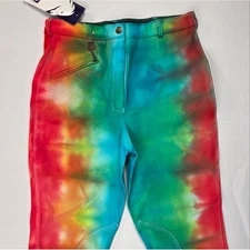 Royal Highness Horse Back Riding Pants Tie Dye Size 30R NWT Equestrian