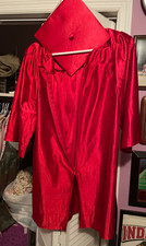 Child Matte Red Graduation Cap  Gown - Preschool  Kindergarten