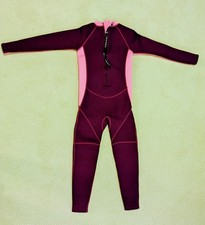 2XL MANTA SURFING, DIVE  SAIL NEOPRENE WETSUIT LONG SLEEVE, PURPLE  PINK, NEW