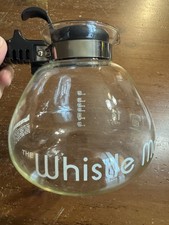 The Whistle Mate Whistling Tea Kettle by Euro-Ware 12 cup Heat Resistant Glass