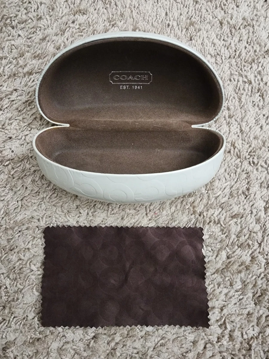 Coach White Eyeglass Cases & Storage Sunglasses for sale | eBay display picture 1