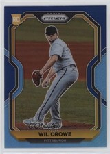 2021 Panini Prizm Tier II Blue & Carolina Blue Prizm Wil Crowe #102 10ou