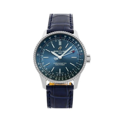 Breitling Navitimer Auto Steel 35mm Blue Dial Watch Strap A17395161C1P2