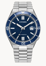 Citizen NJ0230-59L TSUYOSA Shore Navy Blue Dial Automatic Men's Steel Watch