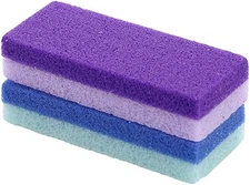 Foot Pumice Stone for Feet Hard Skin Callus Remover and Scrubber Blue&purple 