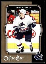 2007-08 O-Pee-Chee #469 Sami Salo Vancouver Canucks Hockey Card