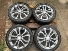 4 RUOTE COMPLETE DI CERCHI MERCEDES GOMME BRIDGESTONE 225/45R17 17" pollici