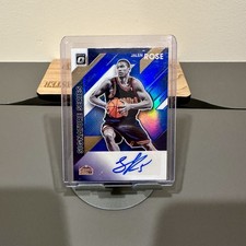 2019-20 Donruss Optic Jalen Rose Signature Series Auto Blue /25 SSP Rare #SS-JRS
