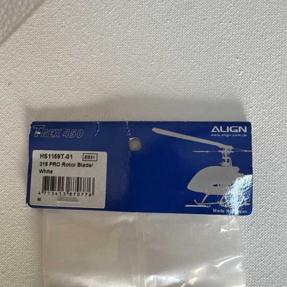 Hoja de rotor Align 315 Pro para TREX 450 (rojo/blanco) Foto 3 de 3
