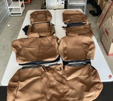 Toyota Corolla Seat Set Sedan Bucket Brown Cloth Fits 14-19 Corolla