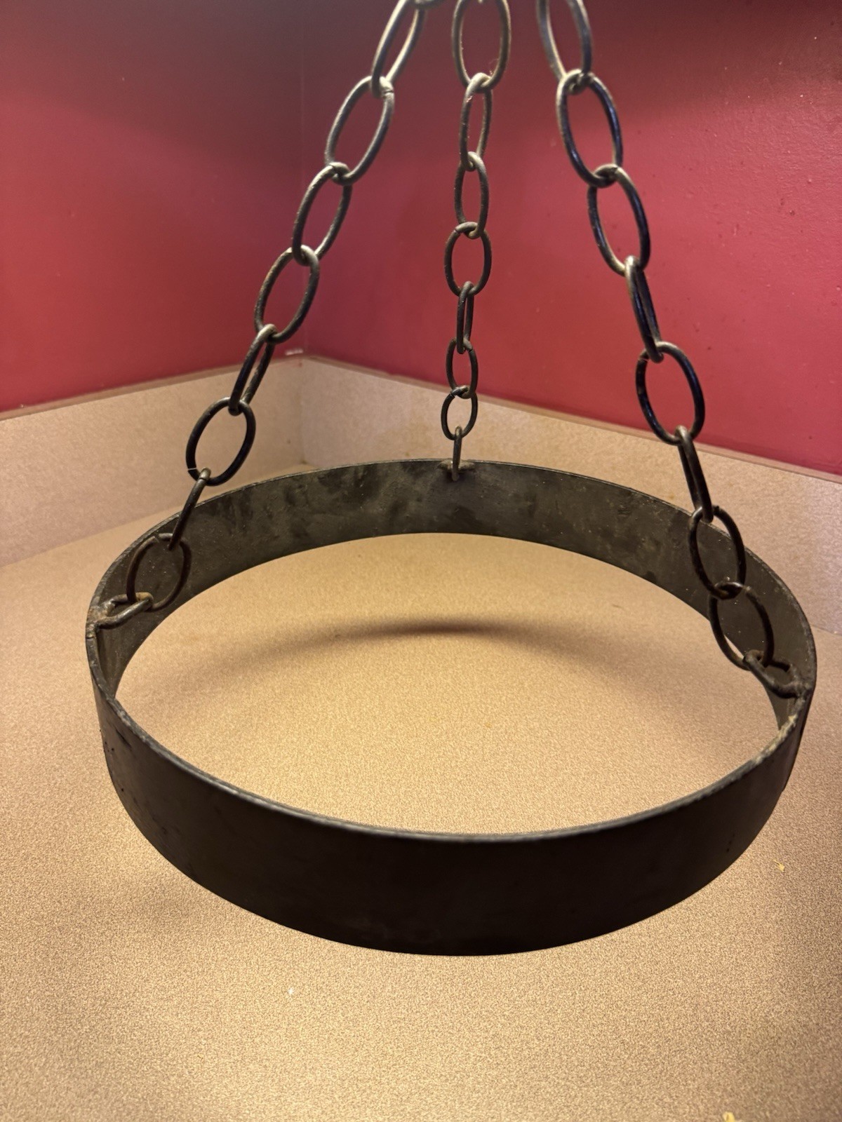 Circular Iron Hanging Pot Rack Kitchen（97）