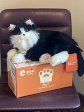 Chongker Interactive Companion Robot Cat Pets, Handmade Weighted Stuffed Animals