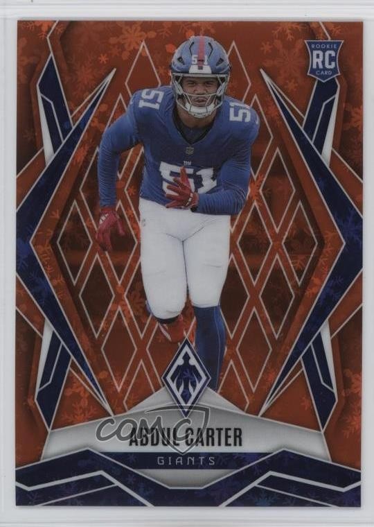 2025 Panini Phoenix Rookies Orange Winter 71/99 Abdul Carter #177 10ws