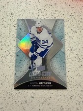 2017-18 Auston Matthews Upper Deck Clear Cut Superstars hockey card #CCS-AM