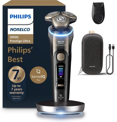 Philips Norelco i9000 prestige Ultra Shaver Kit XP9405/84 Wet/Dry