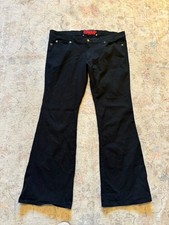 EUC Jrs Vintage Black TRIPP NYC Flare Pants Size 15 DAANG GOODMAN 38 X 32 Y2K