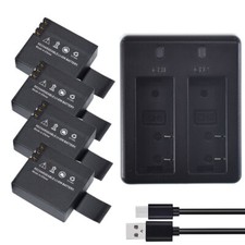 900mah Li-ion Battery  Dual USB Charger for SJ4000 Action Sport Cam Hot OS480