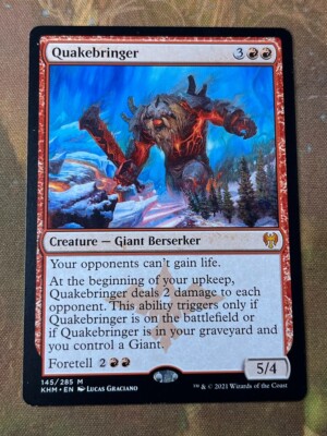 1x QUAKEBRINGER - Commander - MTG - Magic the Gathering