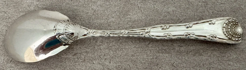 "CUCHARA DE HELADO ORIGINAL TIFFANY WAVE EDGE PATRÓN ESTERLINA 6""" Foto 3 de 4