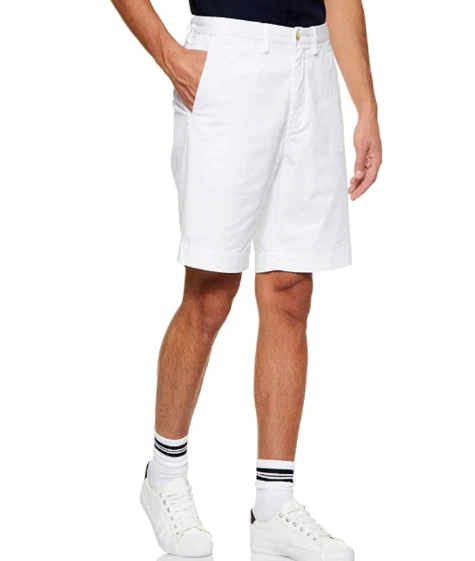 Polo Ralph Lauren Men's White Stretch Classic Fit Chino Shorts, 40, NWOT