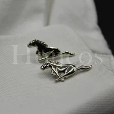 Custom Made Cufflinks DIY Ford Mustang GT Shelby Cobra American Racing Car SIL