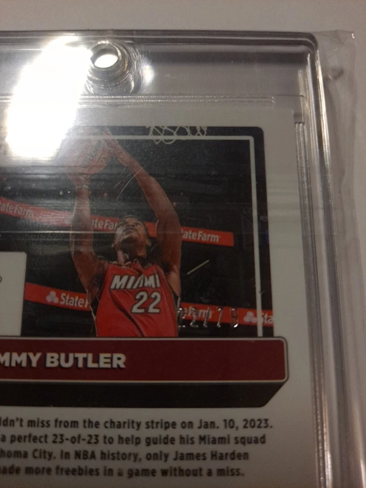 Láser rosa Donruss Optic Fast Break 2022-23 #171 Jimmy Butler 22/79 1/1 RARO  Foto 4 de 4