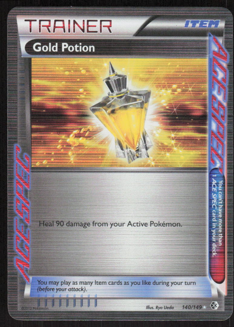 Pokemon TCG Boundaries Crossed #140/149 Gold Potion LP
