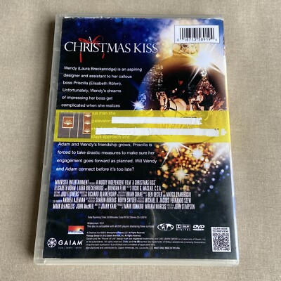 A Christmas Kiss (DVD 2012) Holiday Romance Elisabeth Rohm Laura
