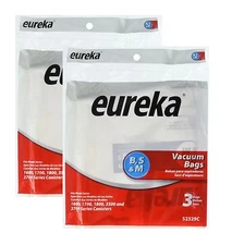 Genuine Eureka Style B Vacuum Bag 52329C 6-Pack