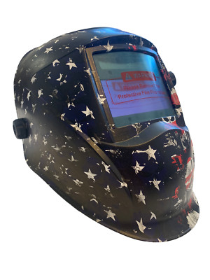Hydro Dipped Custom Welding Helmet AUTO DARK WHAM10  BattleWorn Color Puninisher