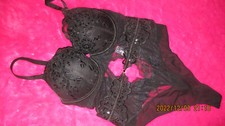 ANN SUMMERS UNDERWIRED/PADDED BLACK BODY  SIZE 10 D -DD  NWT  'THE ICON'