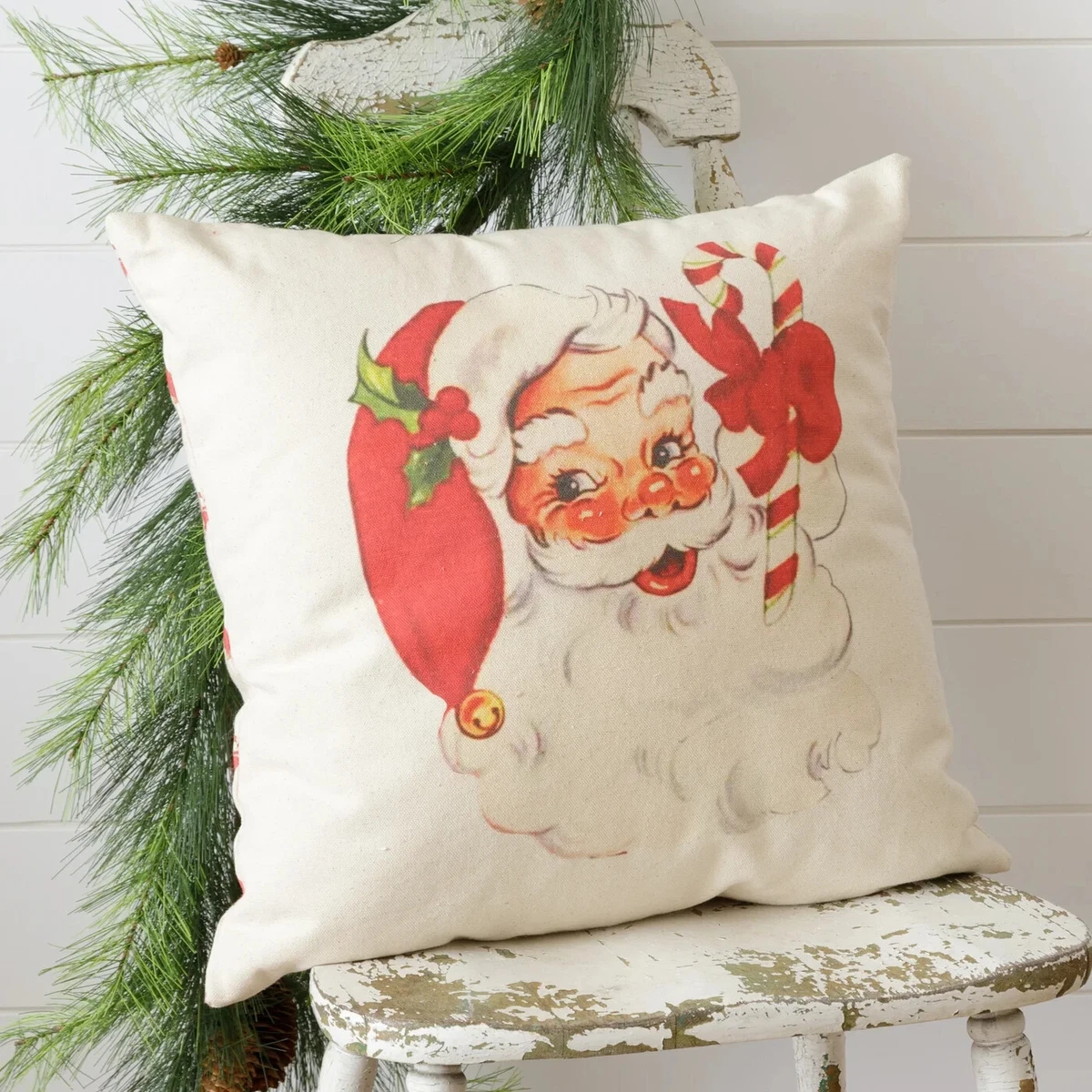 Candy cane online throw pillows