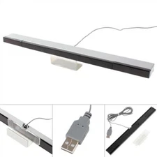 USB Wired Infrared Ray Sensor Bar Stand fit for Nintendo Wii / Wii U Console US