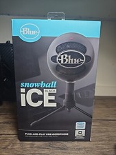 Blue Snowball iCE USB Condenser Microphone 40Hz To 18kHz Windows/Mac, Black