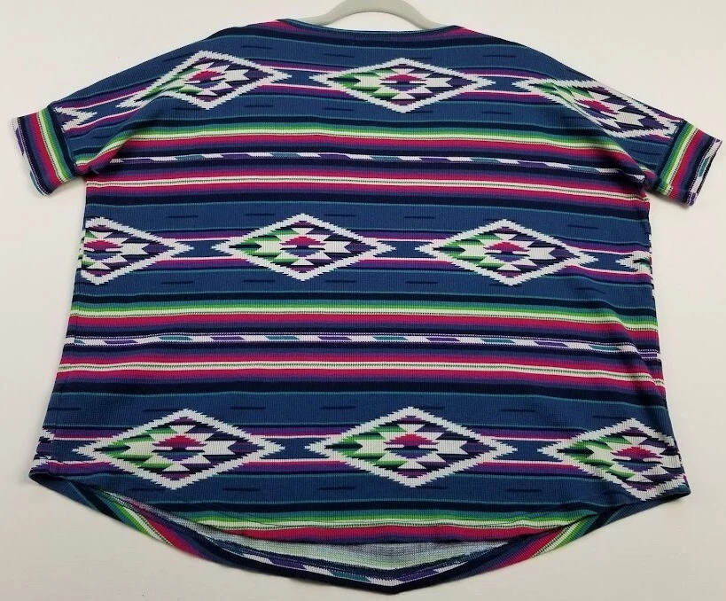 Легкий свитер женский American Living маленький ацтекский юго-западный короткий рукав - Изображение 2 из 4