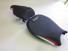 D08L Ducati 848 1098 1198 Vinyl seat covers with Italian flag colours-SET