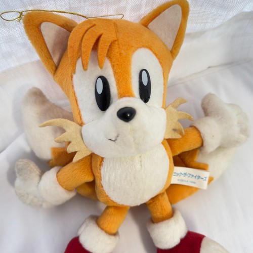 Sonic The Fighters Plush Doll SEGA Sonic the Hedgehog 1997 JAPAN Vintage Tails - Picture 10 of 23