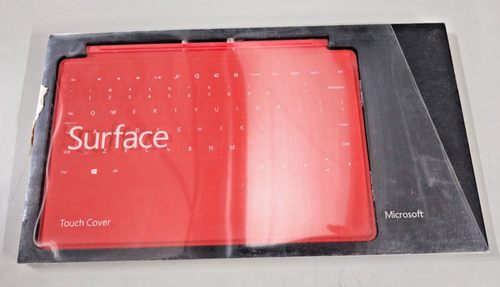 Surface Touch Cover Keyboard Model 1515 For RT RED | eBay