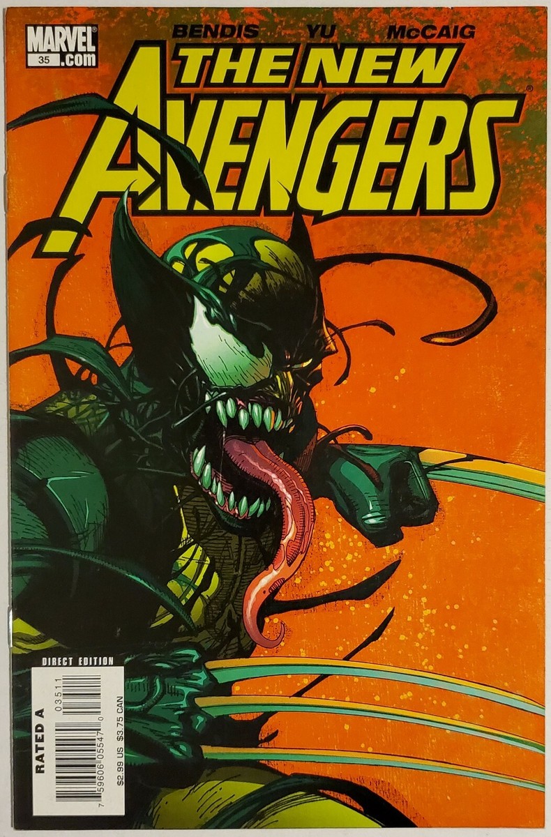 NEW AVENGERS #35 1ST VENOMIZED WOLVERINE COVER VENOM DARK AVENGERS