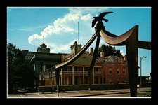 DR JIM STAMPS US POSTCARD EAGLE GATE BRIGHAM YOUNG ESTATE SALT LAKE CITY UTAH