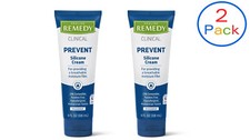 Medline Remedy Silicone Cream Hypoallergenic Unscented 4oz, 2 Pack-MSC092534UNSC