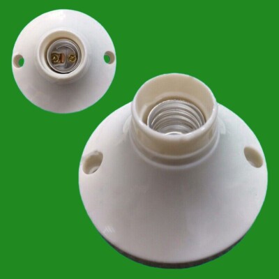 2x kleine Edison Schraubfassung SES E14 Glühbirnenhalter Lampe Aufputz Befestigung